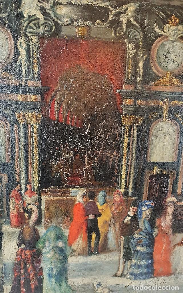 Arte: -OLEO ANTIGUO SOBRE TABLA - Foto 7
