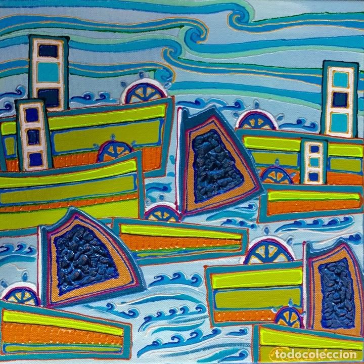 Arte: RUTH CALDER&Iacute;N (LPGC 1977) El puerto de la Luz - Foto 2