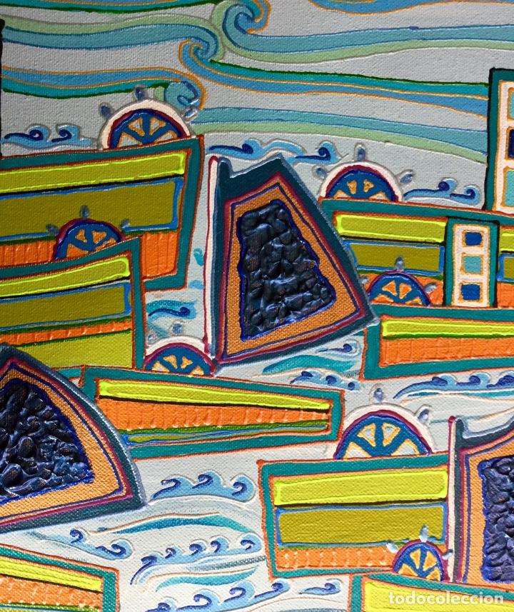 Arte: RUTH CALDER&Iacute;N (LPGC 1977) El puerto de la Luz - Foto 3