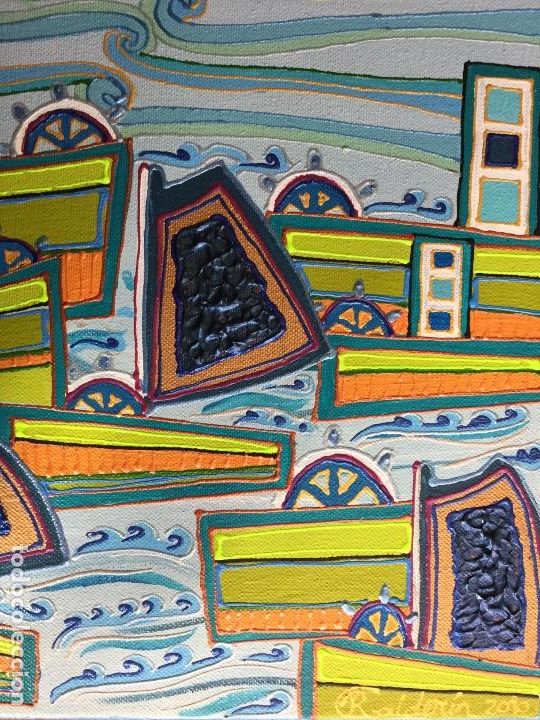 Arte: RUTH CALDER&Iacute;N (LPGC 1977) El puerto de la Luz - Foto 4