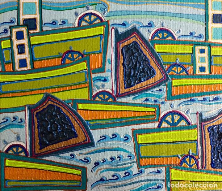 Arte: RUTH CALDER&Iacute;N (LPGC 1977) El puerto de la Luz - Foto 5
