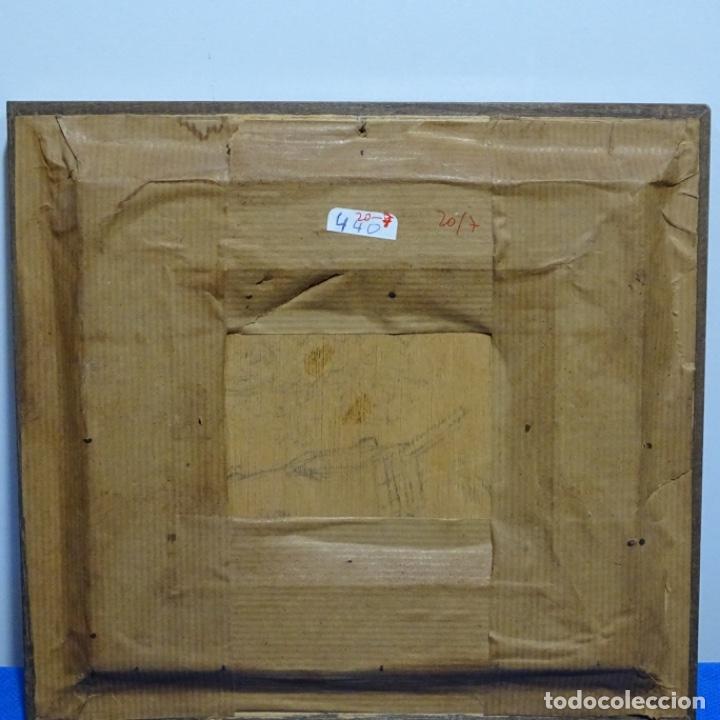 Arte: Oleo sobre tabla anonimo.barcos. - Foto 8