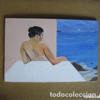 Arte: cuadro sobre tabla de madera - Foto 1