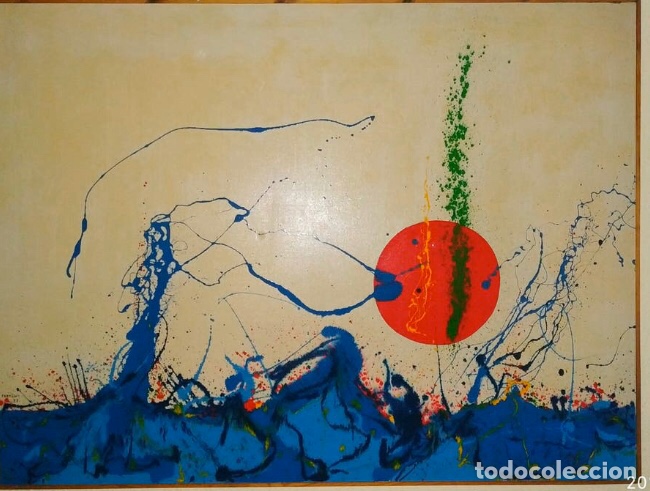 Kunst: Antonio Fortun,&oacute;leo sobre lienzo.