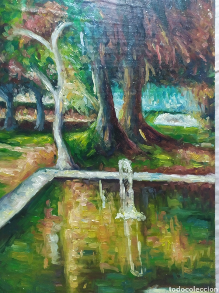 Arte: Junto a la fuente del parque (original) - Foto 4