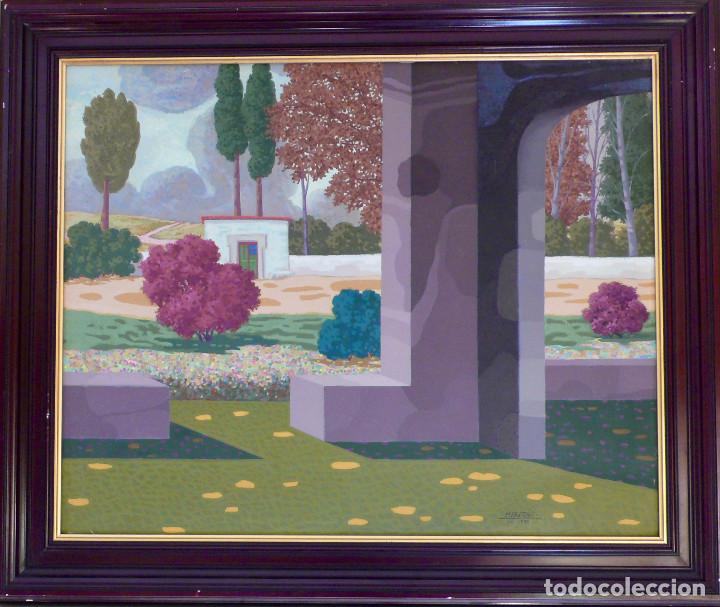 Arte: I. Merodio: Parque con caseta - Foto 1