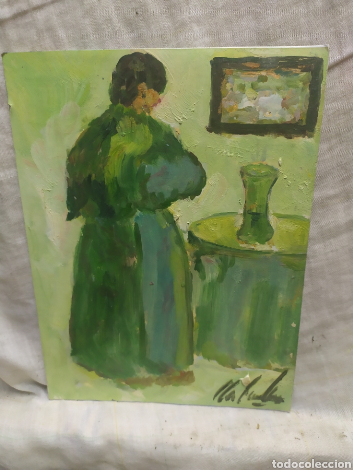 Arte: La soledad de la viudad (original) - Foto 6