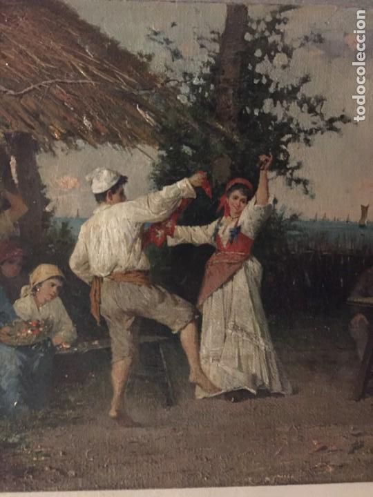 Arte: oleo/lienzo italia XIX - Foto 4