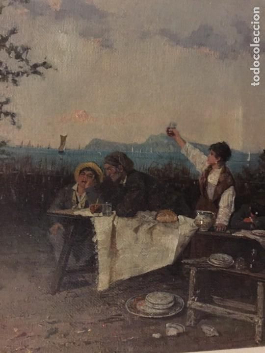 Arte: oleo/lienzo italia XIX - Foto 5