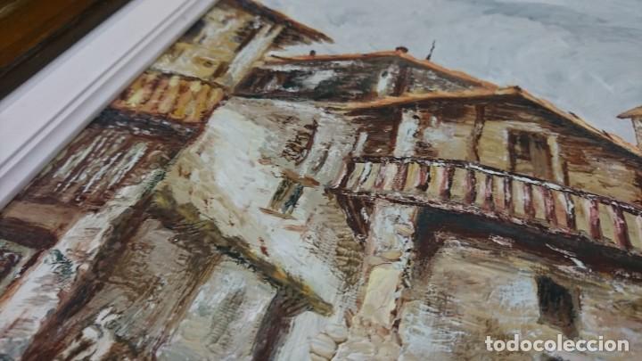 Arte: PINTURA &Oacute;LEO SOBRE LIENZO, RUSTICO, ENMARCADO - Foto 3