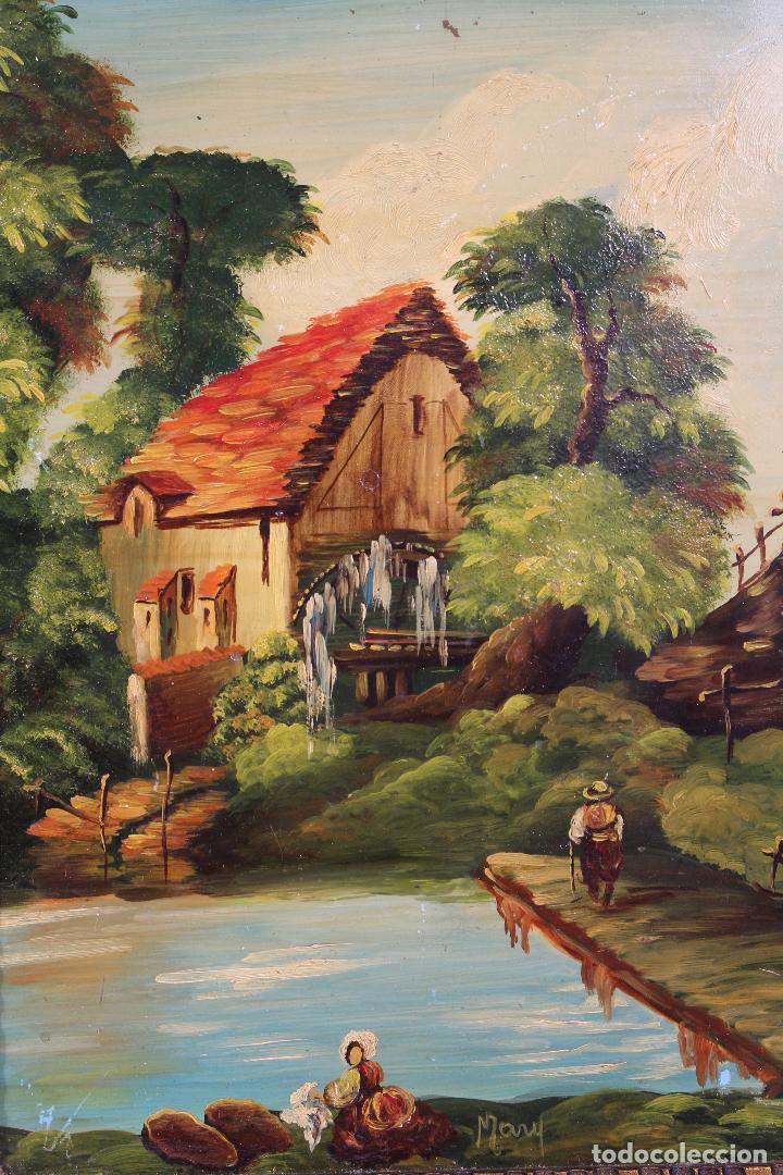 Arte: paisaje original oleo sobre table - Foto 3