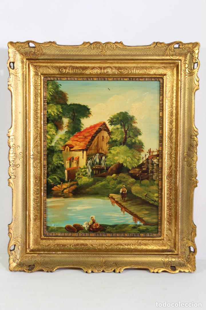 Arte: paisaje original oleo sobre table - Foto 4
