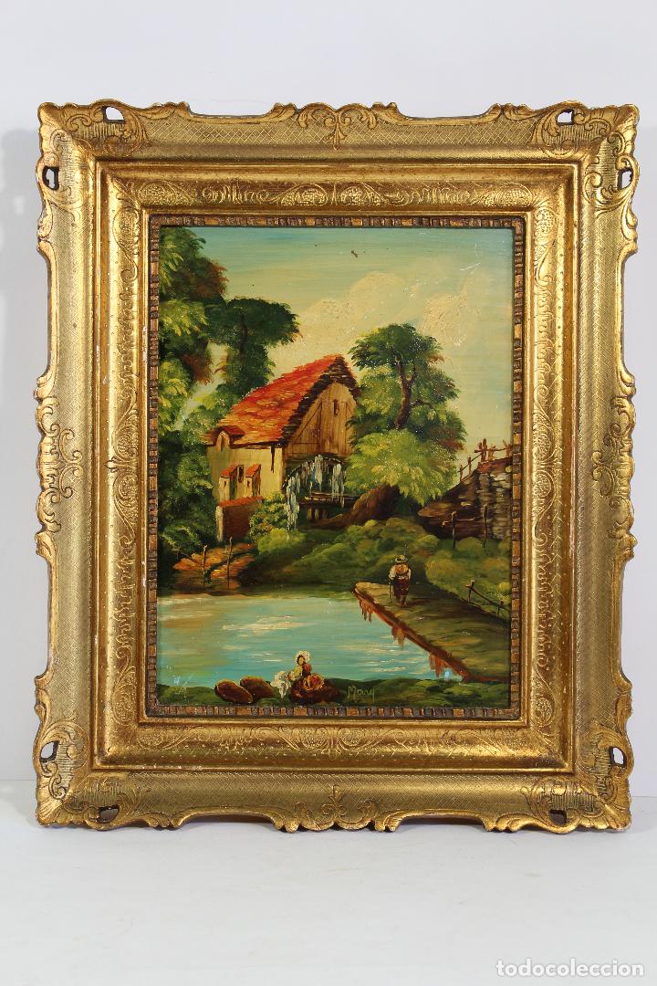 Arte: paisaje original oleo sobre table - Foto 1