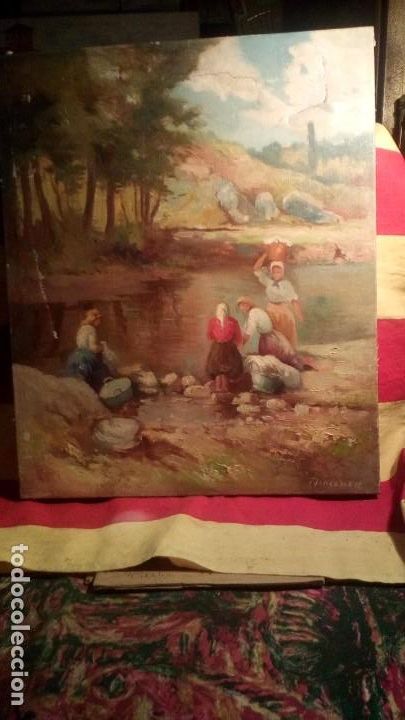 Arte: MERCADER J.I. - LAVANDERAS . - Foto 1