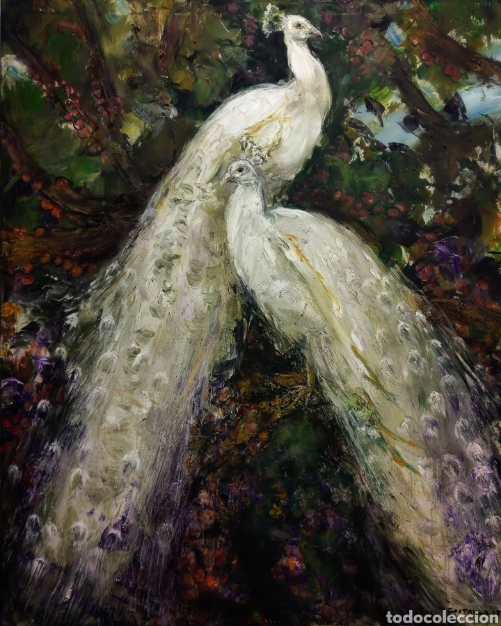 Arte: Pavos Reales Blancos 2019 - Foto 1