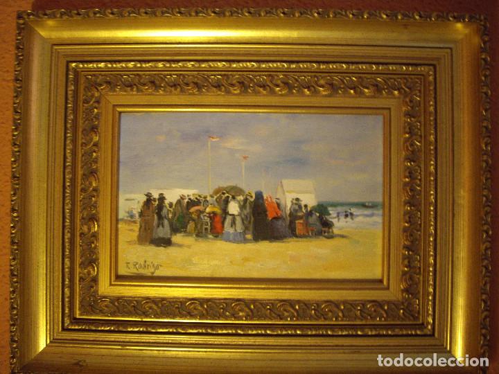 Arte: Oleo de R. Rodrigo sobre tabla - Foto 1