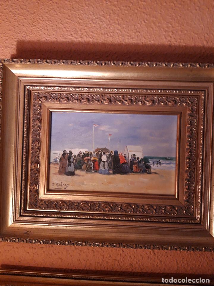 Arte: Oleo de R. Rodrigo sobre tabla - Foto 2