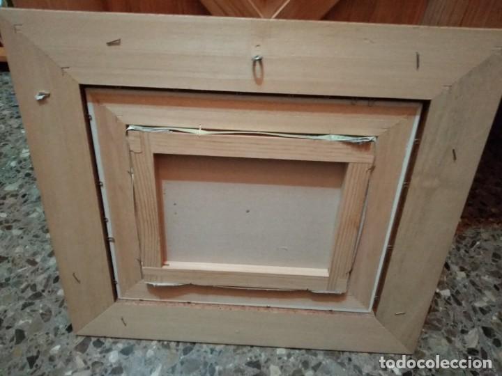 Arte: CUADRO AL OLEO ANTIGUO. - Foto 2