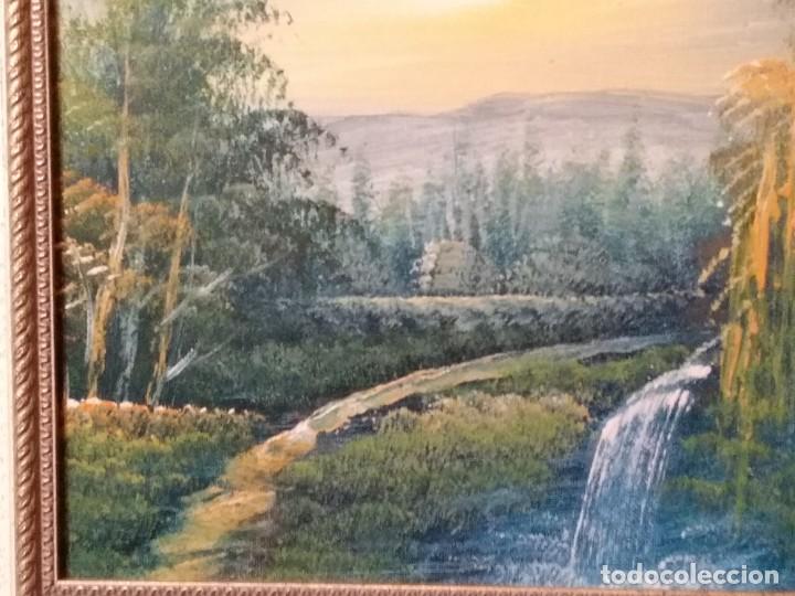 Arte: CUADRO AL OLEO ANTIGUO. - Foto 6