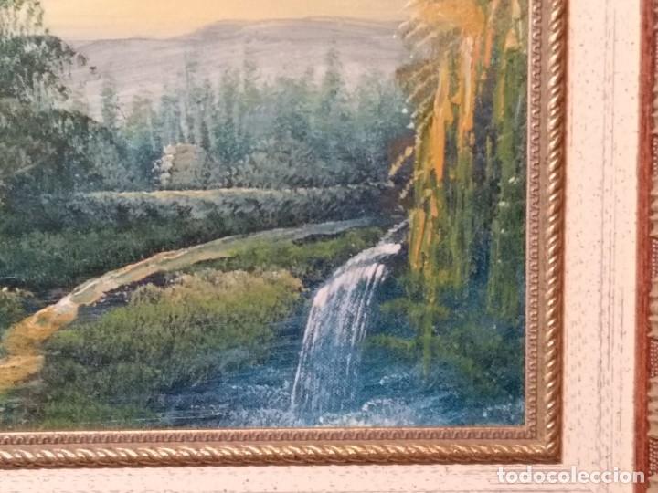 Arte: CUADRO AL OLEO ANTIGUO. - Foto 7