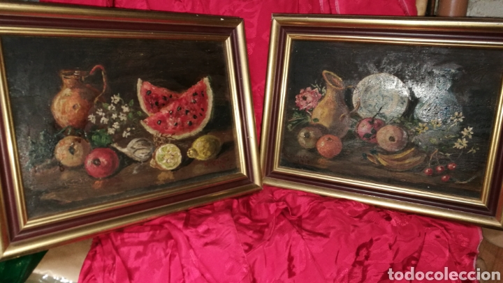 Arte: ANTIGUAS PINTURAS AL OLEO SOBRE TABLA - Foto 2