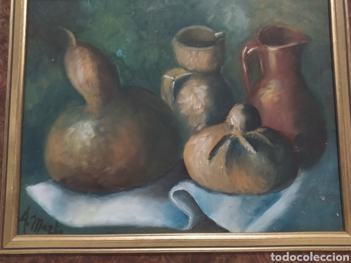 Arte: Oleo bodeg&oacute;n antiguo - Foto 2