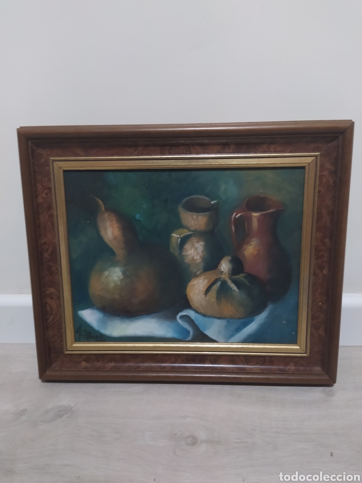 Arte: Oleo bodeg&oacute;n antiguo - Foto 1