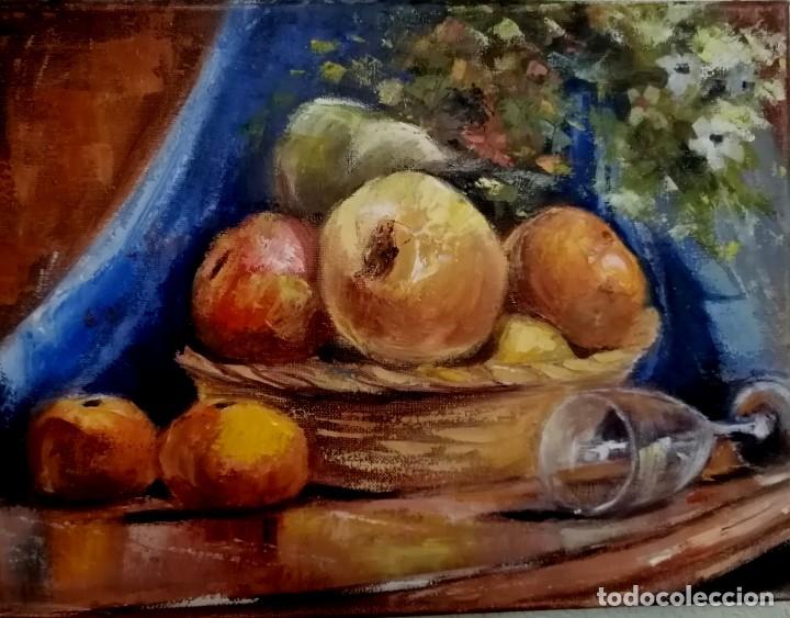 Arte: Bodegon al &Oacute;leo. Obra original de autor. - Foto 1
