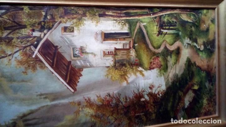 Arte: OLEO - PAISAJE - 1910. - Foto 2