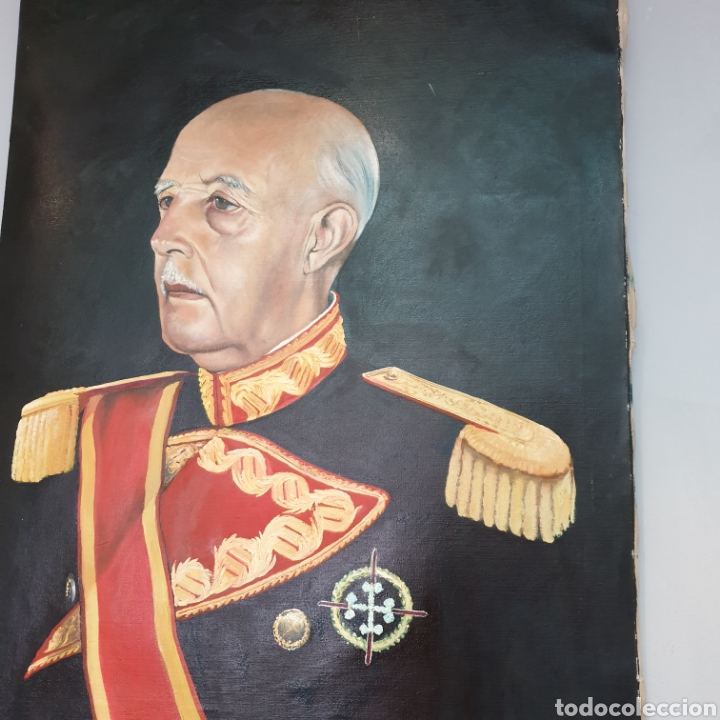 Arte: Cuadro realista lienzo. Pintura Francisco franco