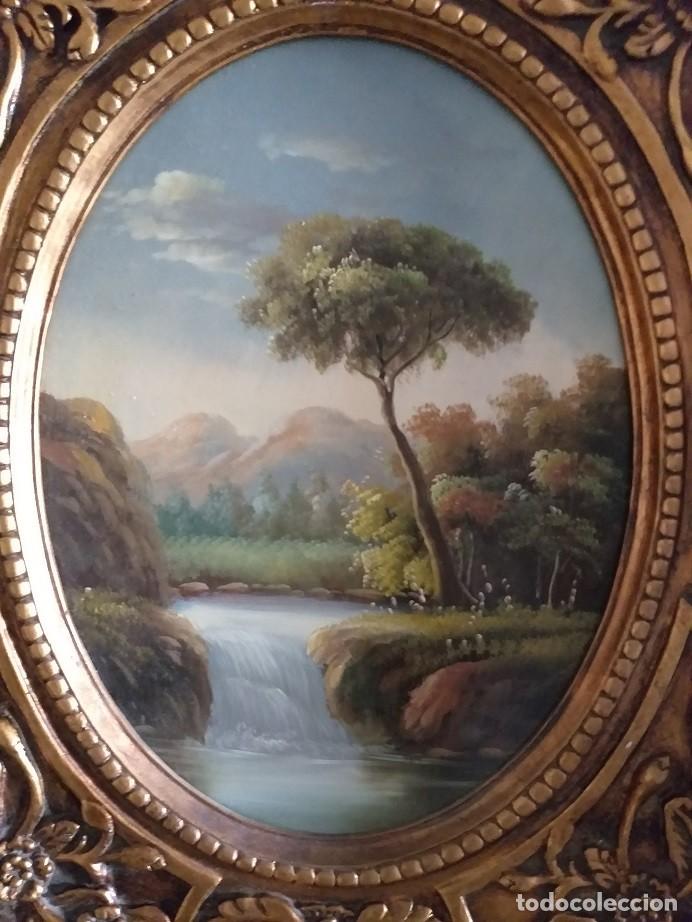 Arte: Paisaje con rio oleo - Foto 1