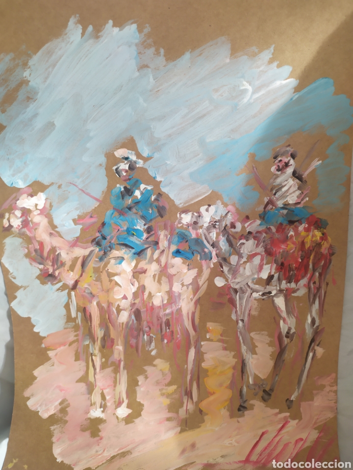 Arte: Entre camellos (original) - Foto 2