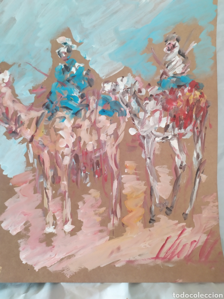 Arte: Entre camellos (original) - Foto 4