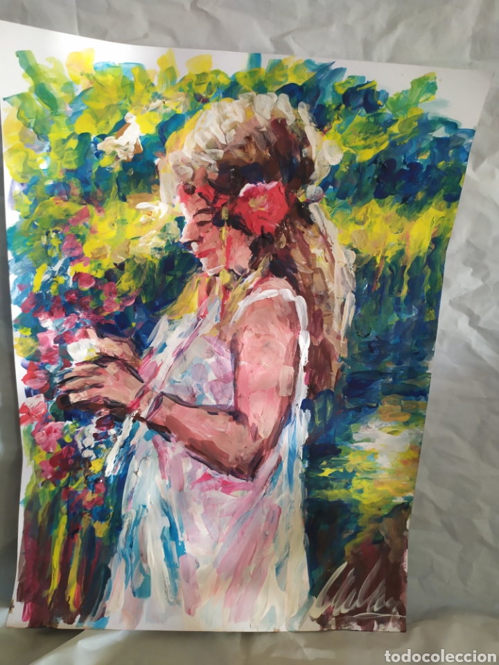 Arte: Un dia de primavera ( original) - Foto 3