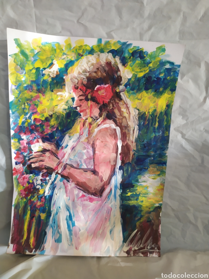 Arte: Un dia de primavera ( original) - Foto 4