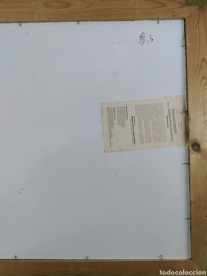Arte: ORIGINAL DE VALENT&Iacute;N N&Eacute;CTOR SALADRIGAS - VANESSA -138/76CM - Foto 15
