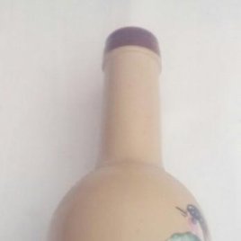 Botella pintada