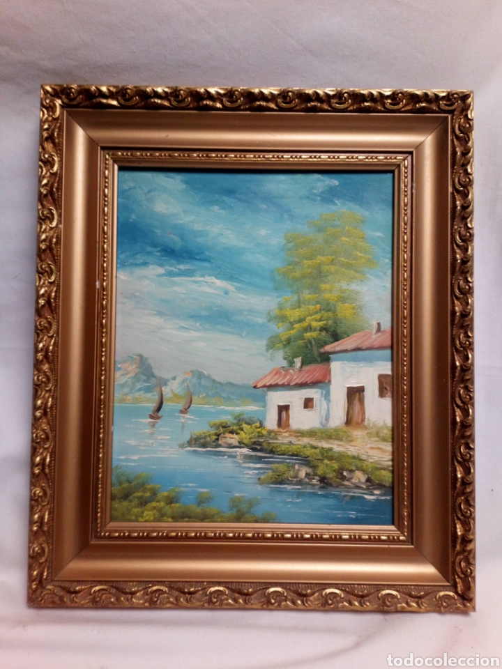 Kunst: Cuadro al &oacute;leo sobre tablex sin firmar