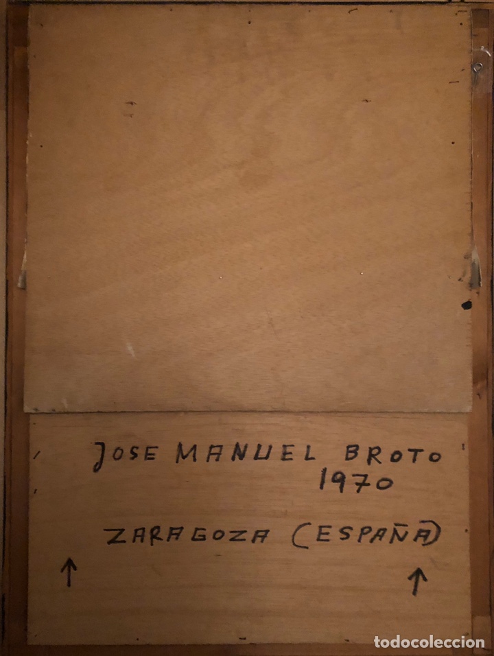 Arte: Jos&eacute; Manuel Broto-oleo sobre tabla. - Foto 3