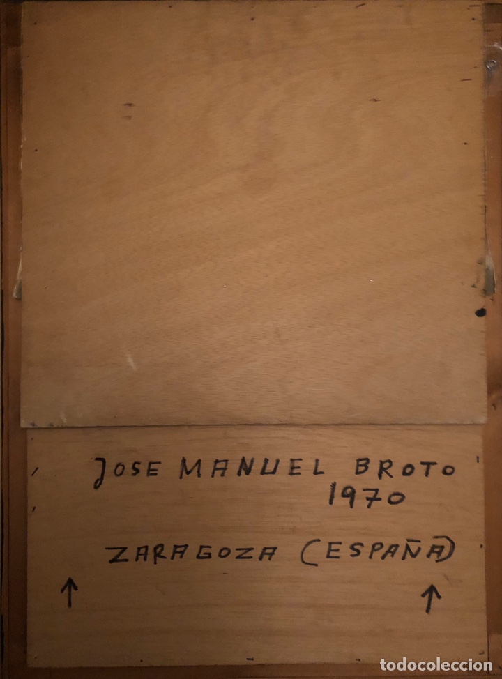 Arte: Jos&eacute; Manuel Broto-oleo sobre tabla. - Foto 4