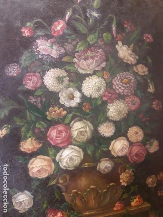 Arte: Florero &oacute;leo sobre lienzo - Foto 5