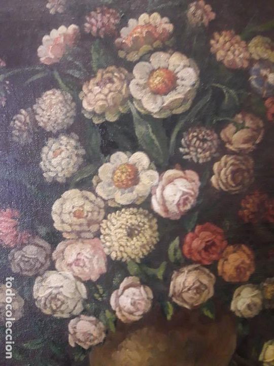 Arte: Florero &oacute;leo sobre lienzo - Foto 4