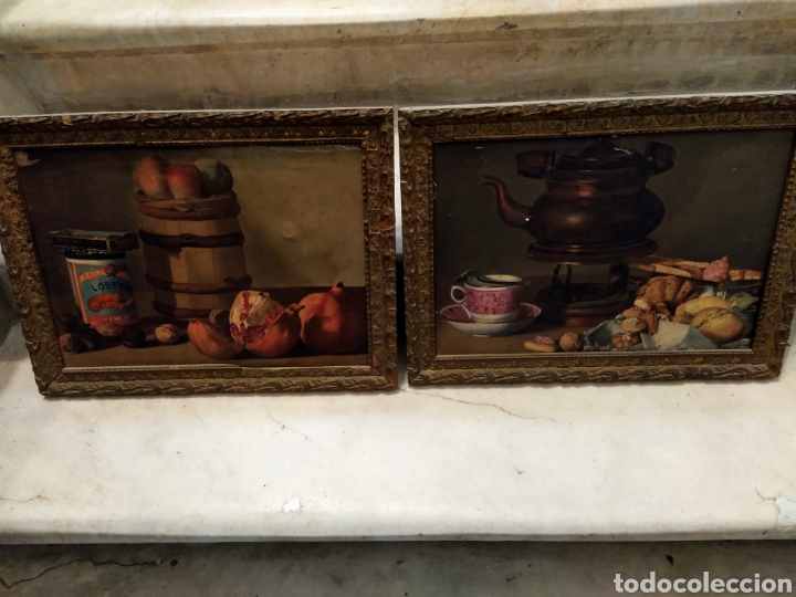 Arte: Pareja de bodegones siglo XIX. - Foto 2