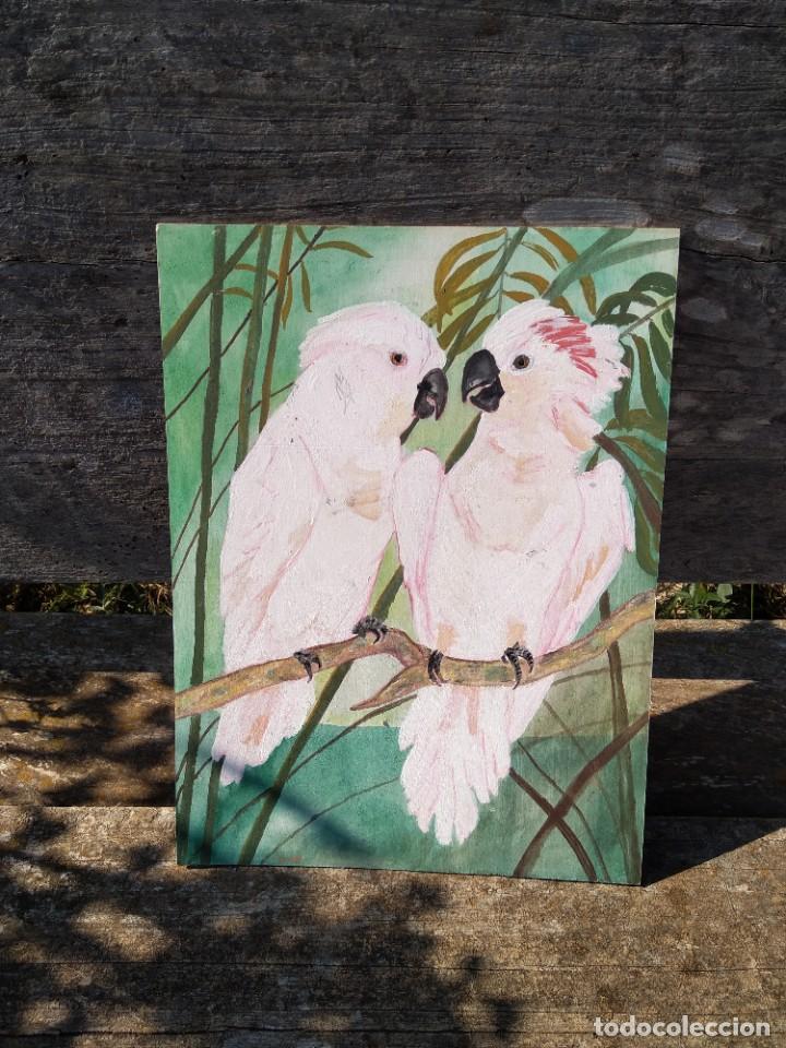 Arte: cuadro cacatuas - Foto 4