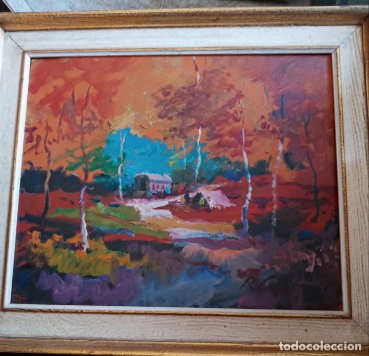 Arte: Rafael Figuera Aymerich (Bilbao 1907-Malaga 1987) Paisaje oleo