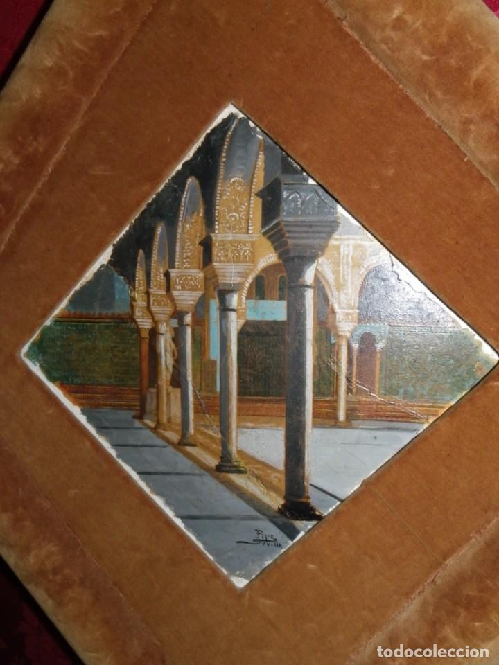 Arte: Placa cer&aacute;mica Pickman pintada a mano - Foto 9