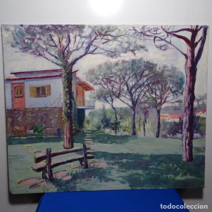 Arte: &Oacute;leo an&oacute;nimo de escuela catalana. - Foto 1