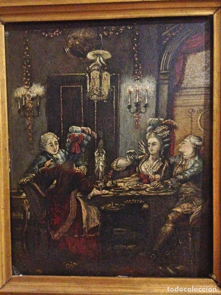 Arte: Escena cortesana. S.XVIII - Foto 3