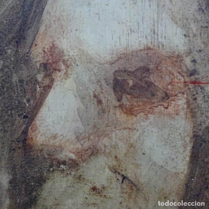 Arte: &Oacute;leo an&oacute;nimo. Anciana. - Foto 4