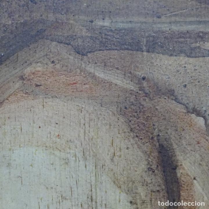 Arte: &Oacute;leo an&oacute;nimo. Anciana. - Foto 5